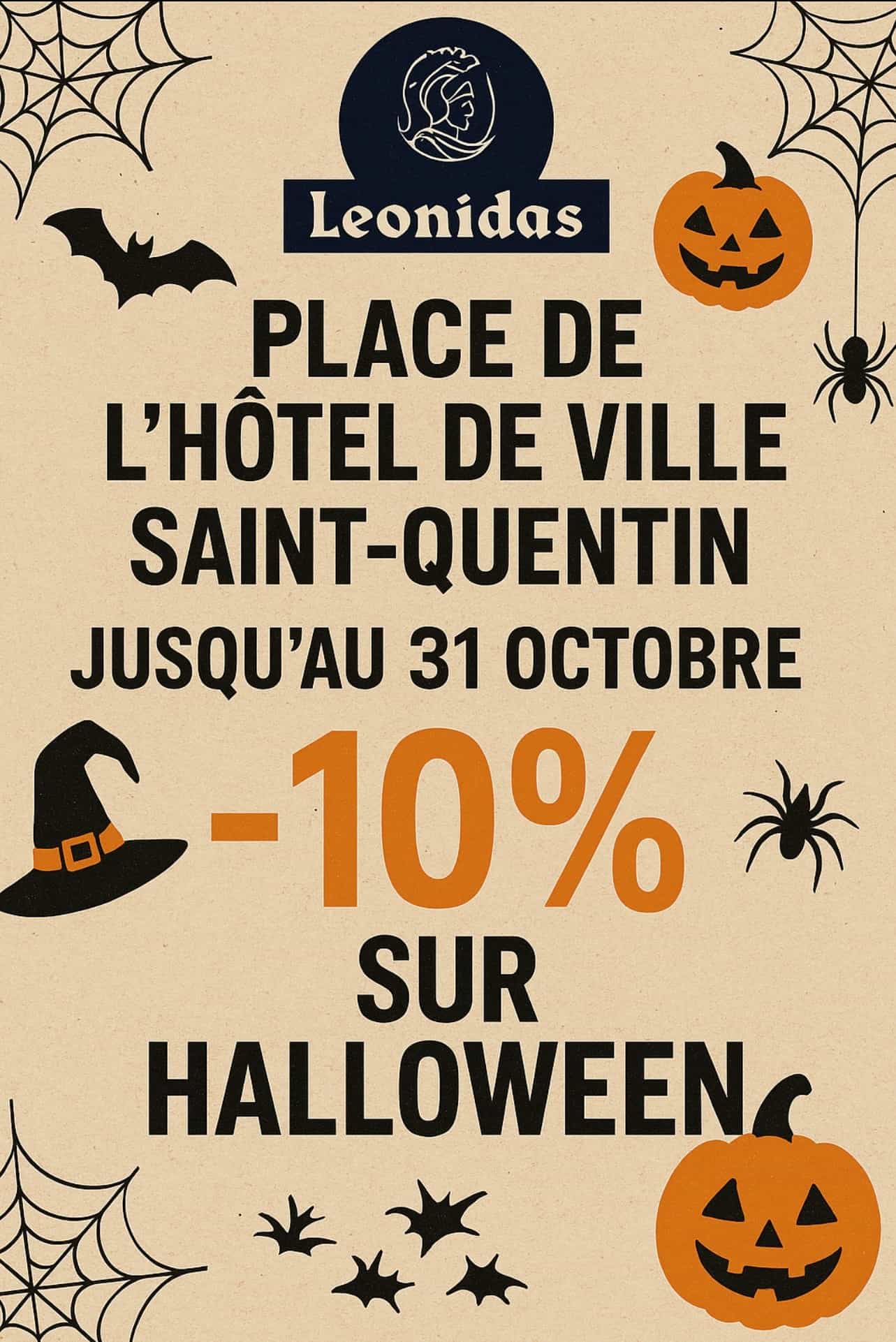 Leonidas  Place de l'Hôtel de Ville - 02100 Saint-Quentin