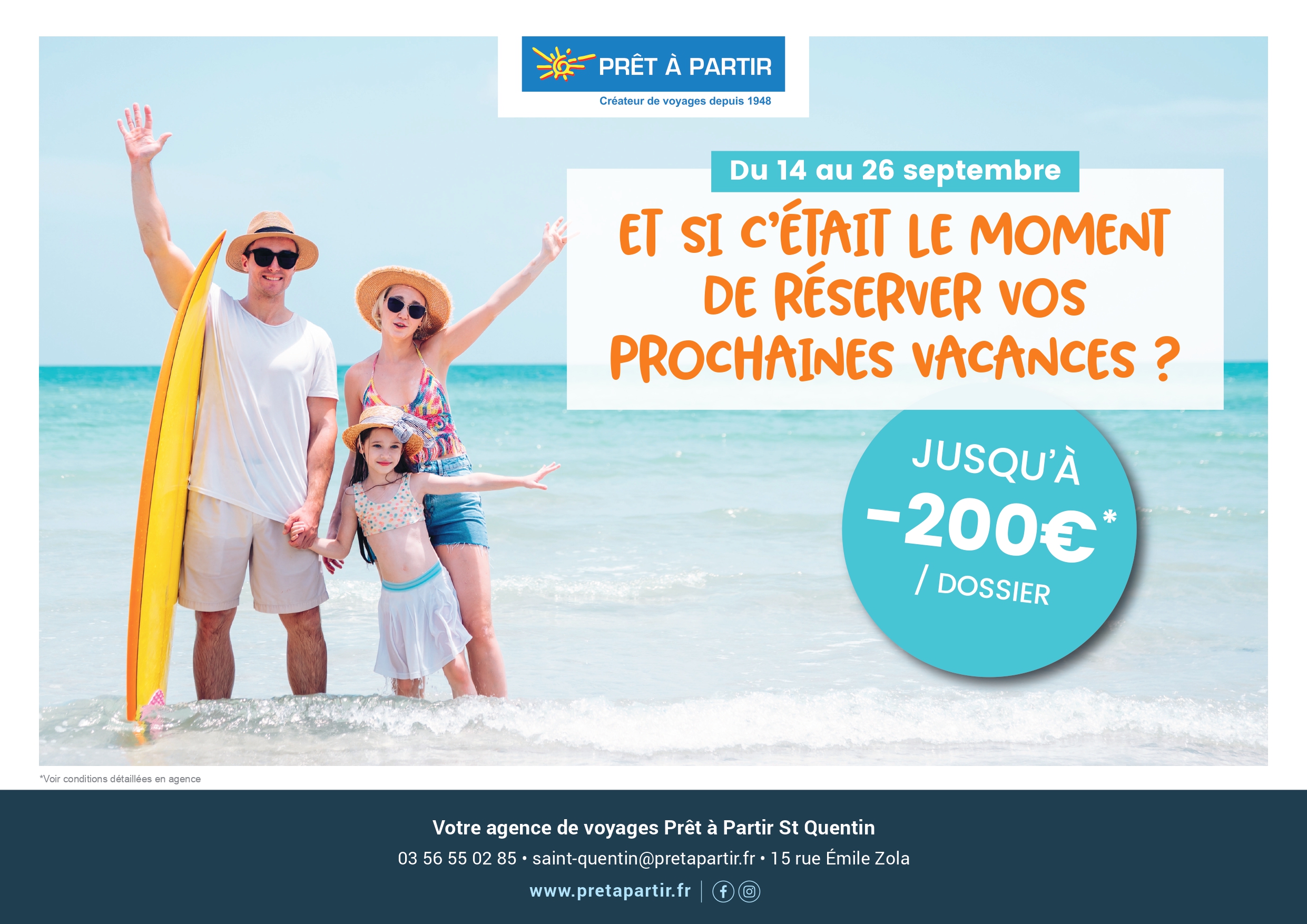 Prêt à Partir  15 Rue Emile Zola - 02100 Saint-Quentin